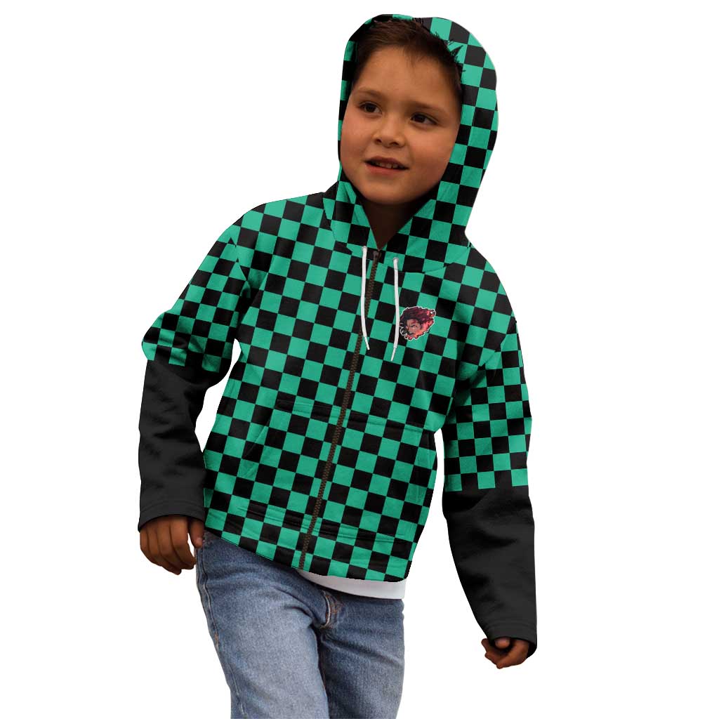 Tanjiro Sun Breathing - Demon Slayer Kid Hoodie Anime Style
