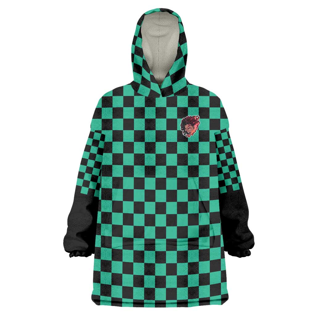 Tanjiro Sun Breathing - Demon Slayer Wearable Blanket Hoodie Anime Style