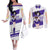 Sailor Saturn - Sailor Moon Couples Matching Off The Shoulder Long Sleeve Dress and Long Sleeve Button Shirt Anime Style