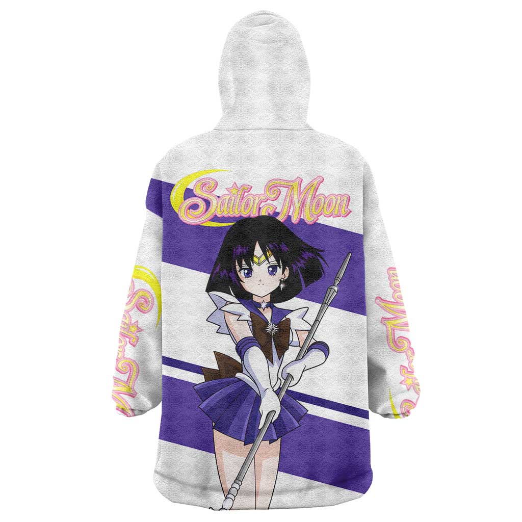 Sailor Saturn - Sailor Moon Wearable Blanket Hoodie Anime Style