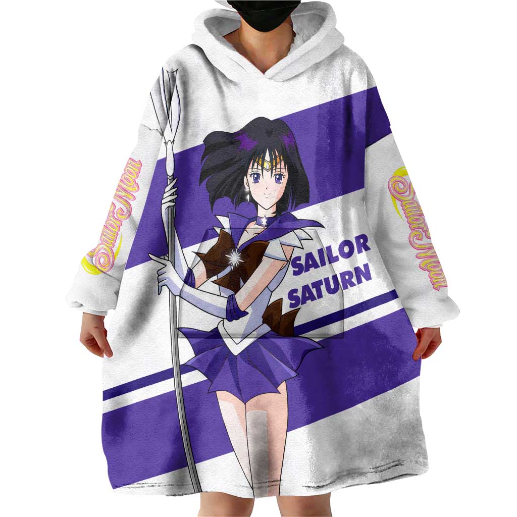 Sailor Saturn - Sailor Moon Wearable Blanket Hoodie Anime Style