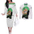 Roronoa Zoro - Straw Hat - One Piece Couples Matching Off The Shoulder Long Sleeve Dress and Long Sleeve Button Shirt Anime Style