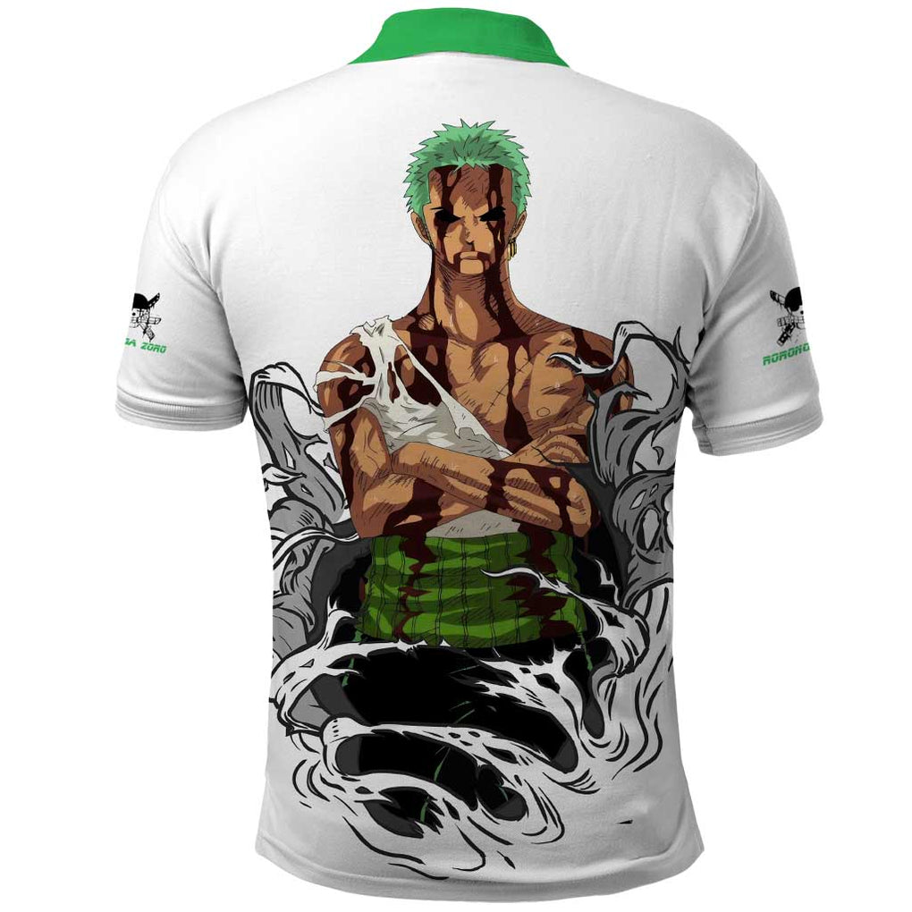 Roronoa Zoro - Straw Hat - One Piece Polo Shirt Anime Style