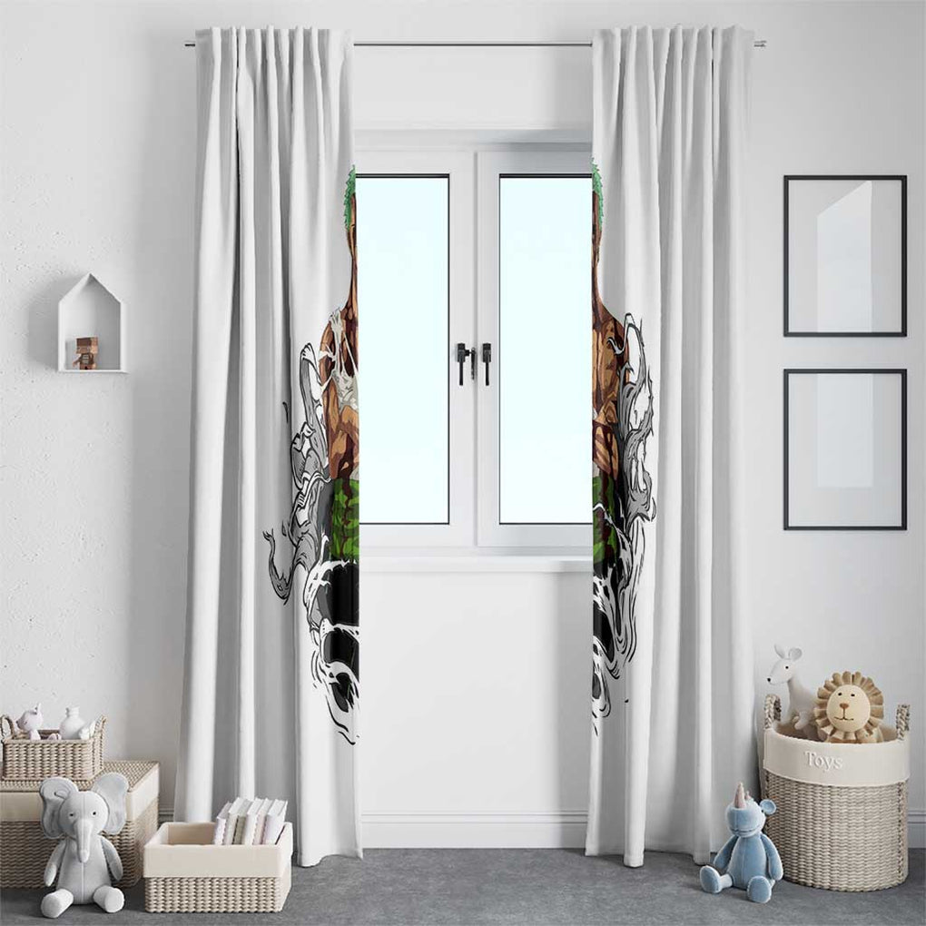 Roronoa Zoro - Straw Hat - One Piece Window Curtain Anime Style