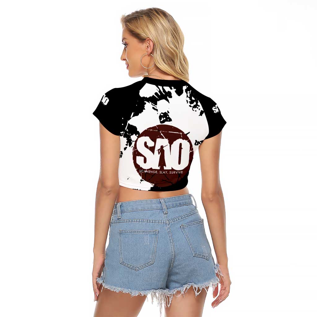 Klein - Sword Art Online Raglan Cropped T Shirt Anime Style