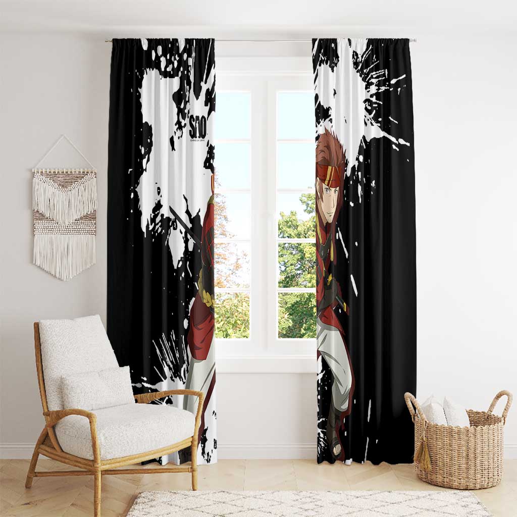 Klein - Sword Art Online Window Curtain Anime Style
