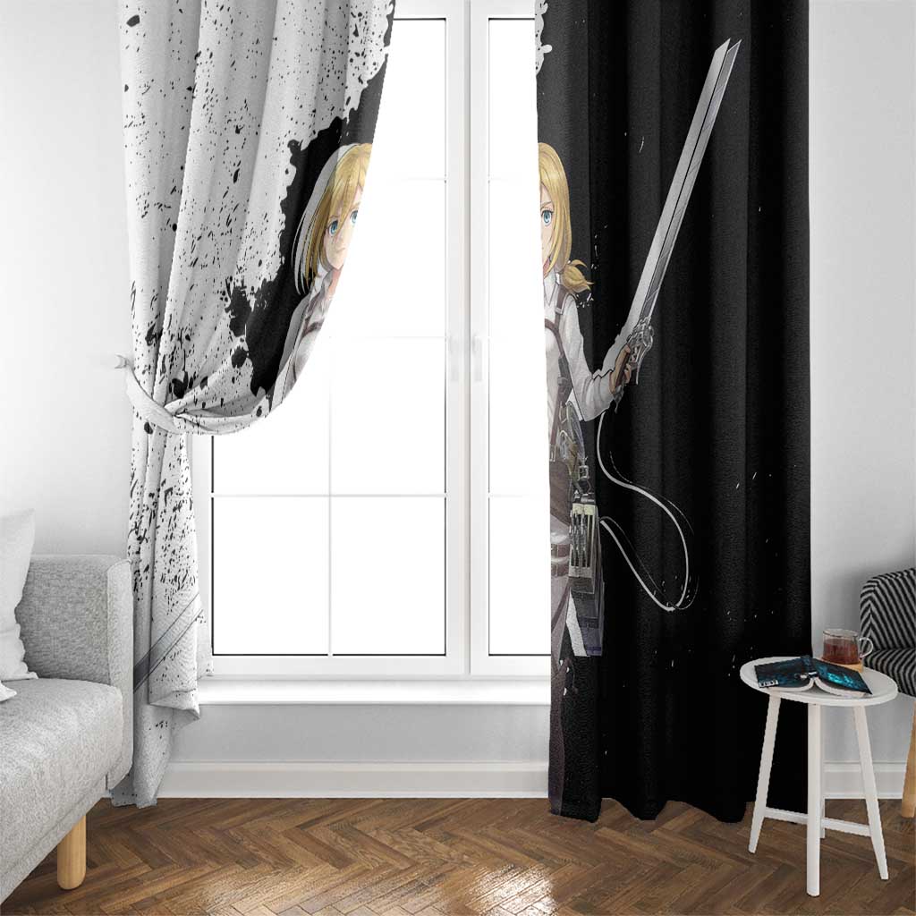 Historia Reiss - Attack On Titan Window Curtain Anime Style