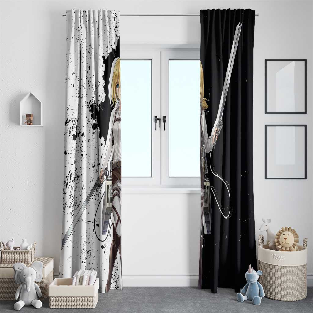 Historia Reiss - Attack On Titan Window Curtain Anime Style