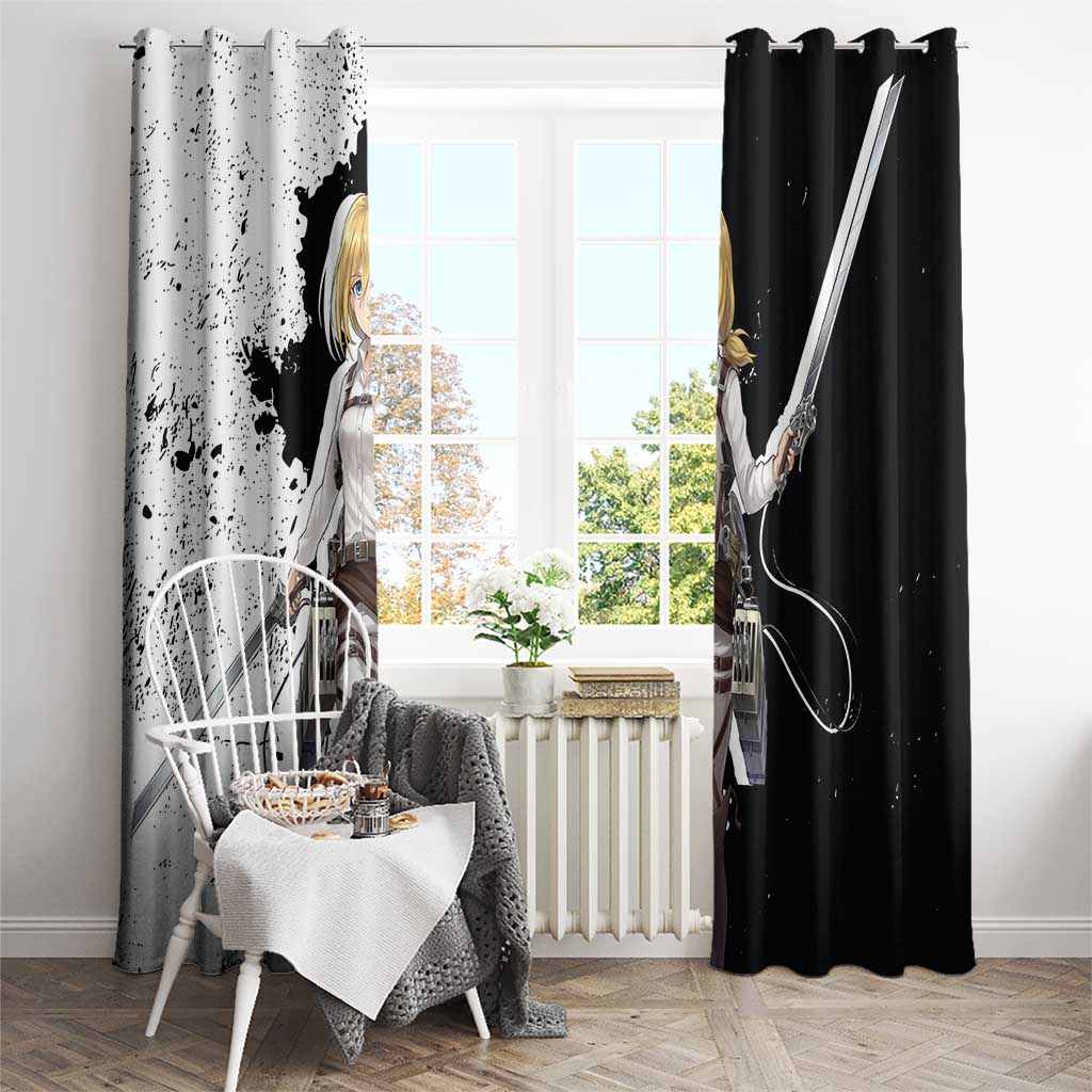 Historia Reiss - Attack On Titan Window Curtain Anime Style