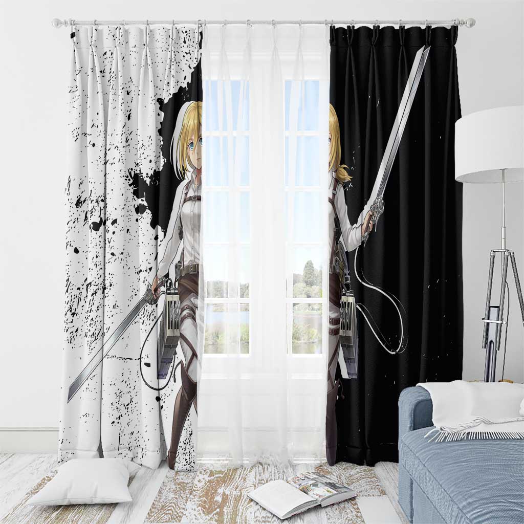 Historia Reiss - Attack On Titan Window Curtain Anime Style