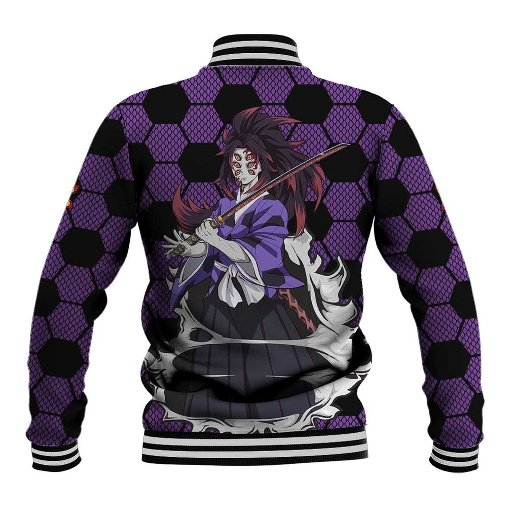 Kokushibo Mix Uniform - Demon Slayer Baseball Jacket Anime Style