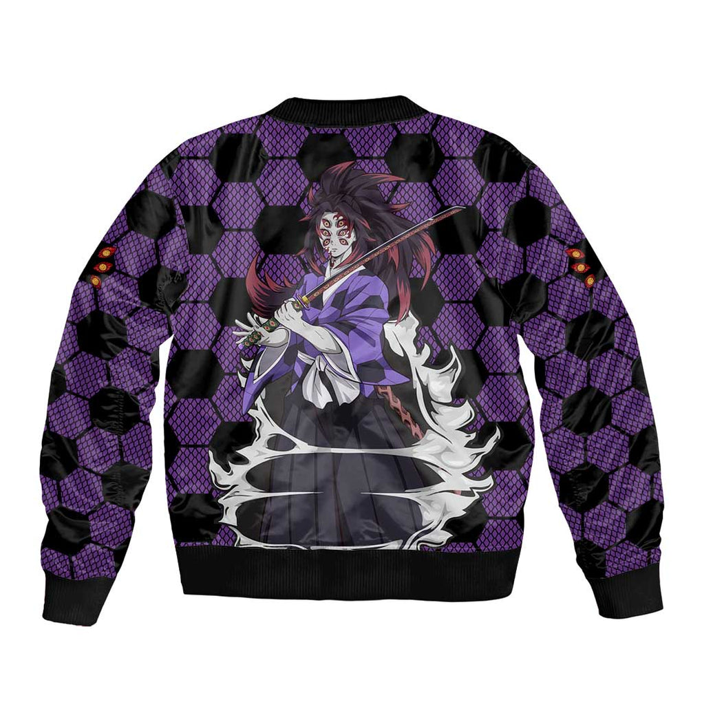 Kokushibo Mix Uniform - Demon Slayer Bomber Jacket Anime Style