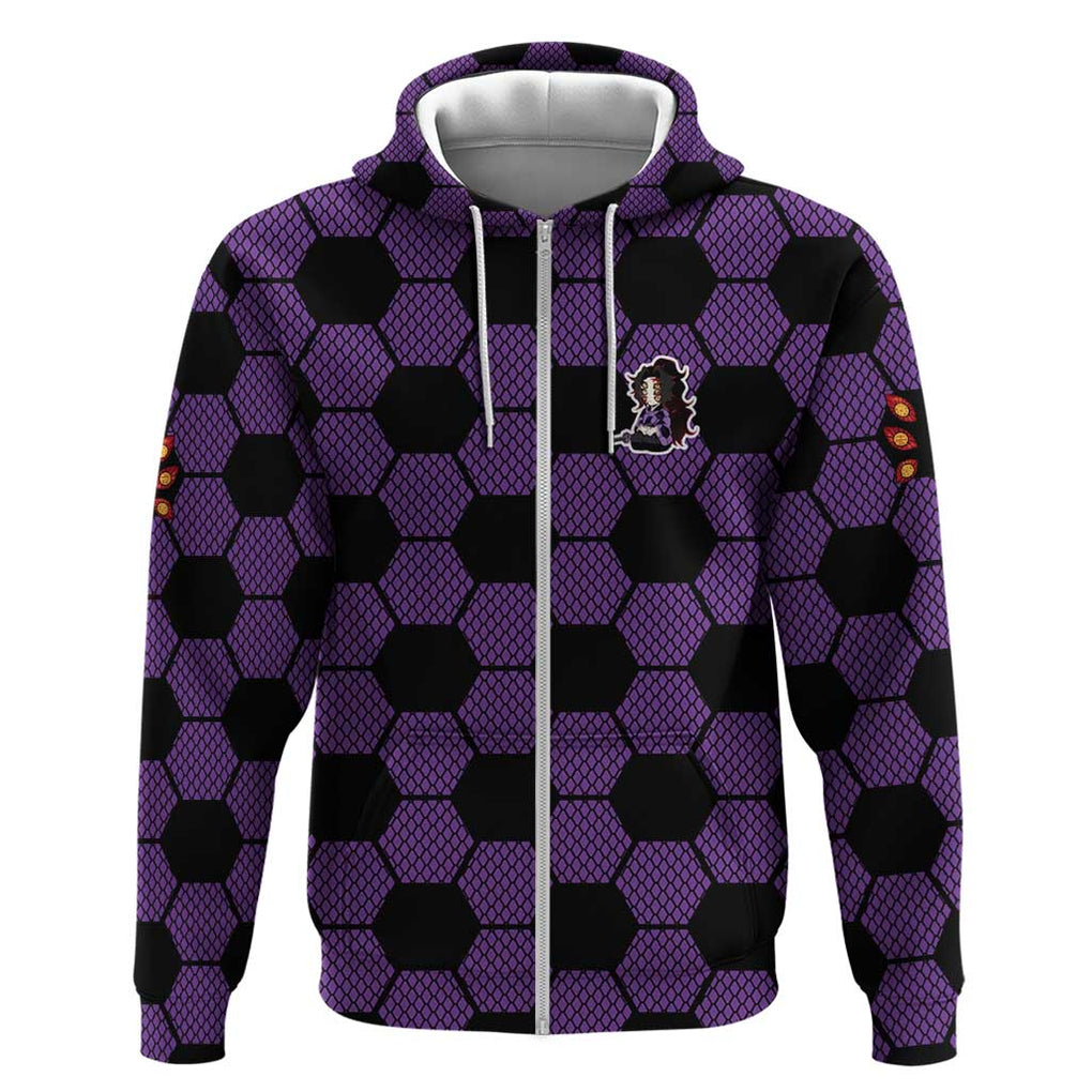 Kokushibo Mix Uniform - Demon Slayer Hoodie Anime Style