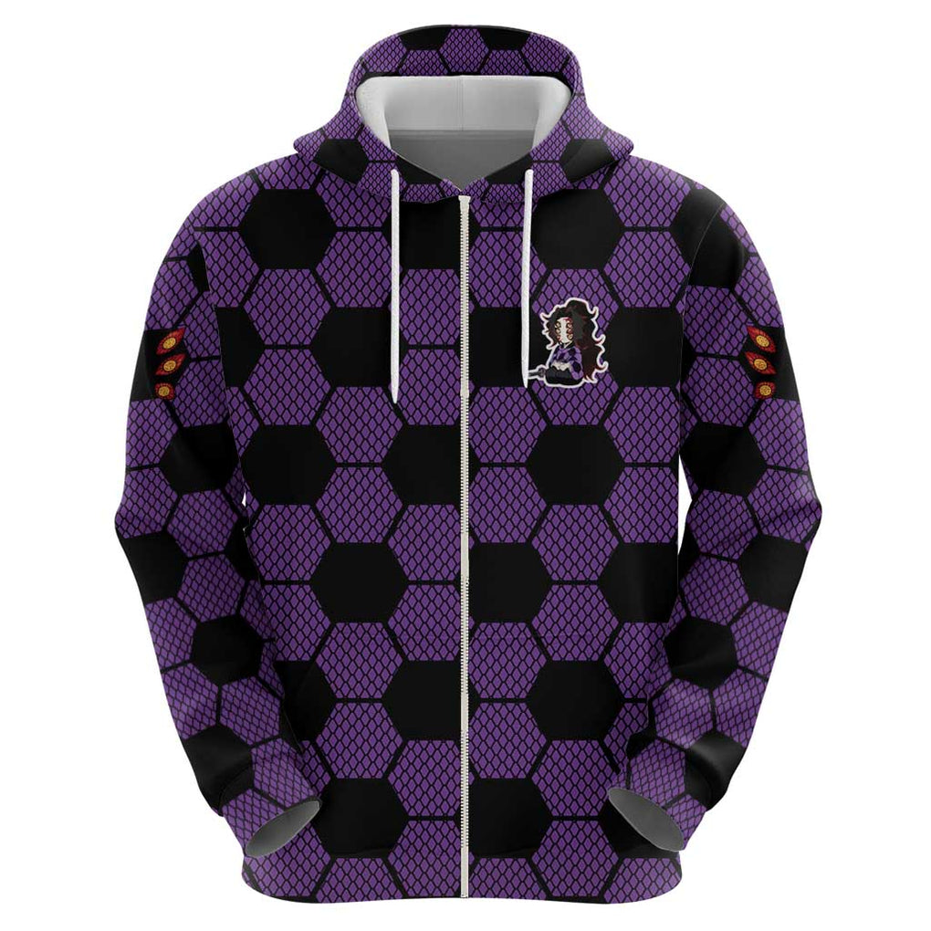 Kokushibo Mix Uniform - Demon Slayer Hoodie Anime Style