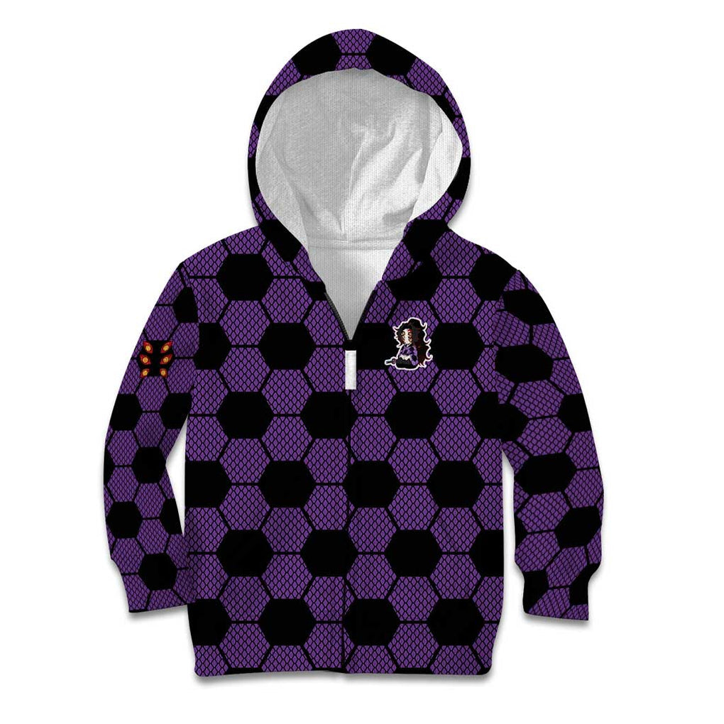 Kokushibo Mix Uniform - Demon Slayer Kid Hoodie Anime Style