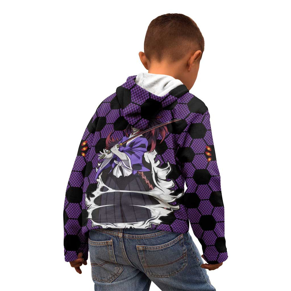 Kokushibo Mix Uniform - Demon Slayer Kid Hoodie Anime Style