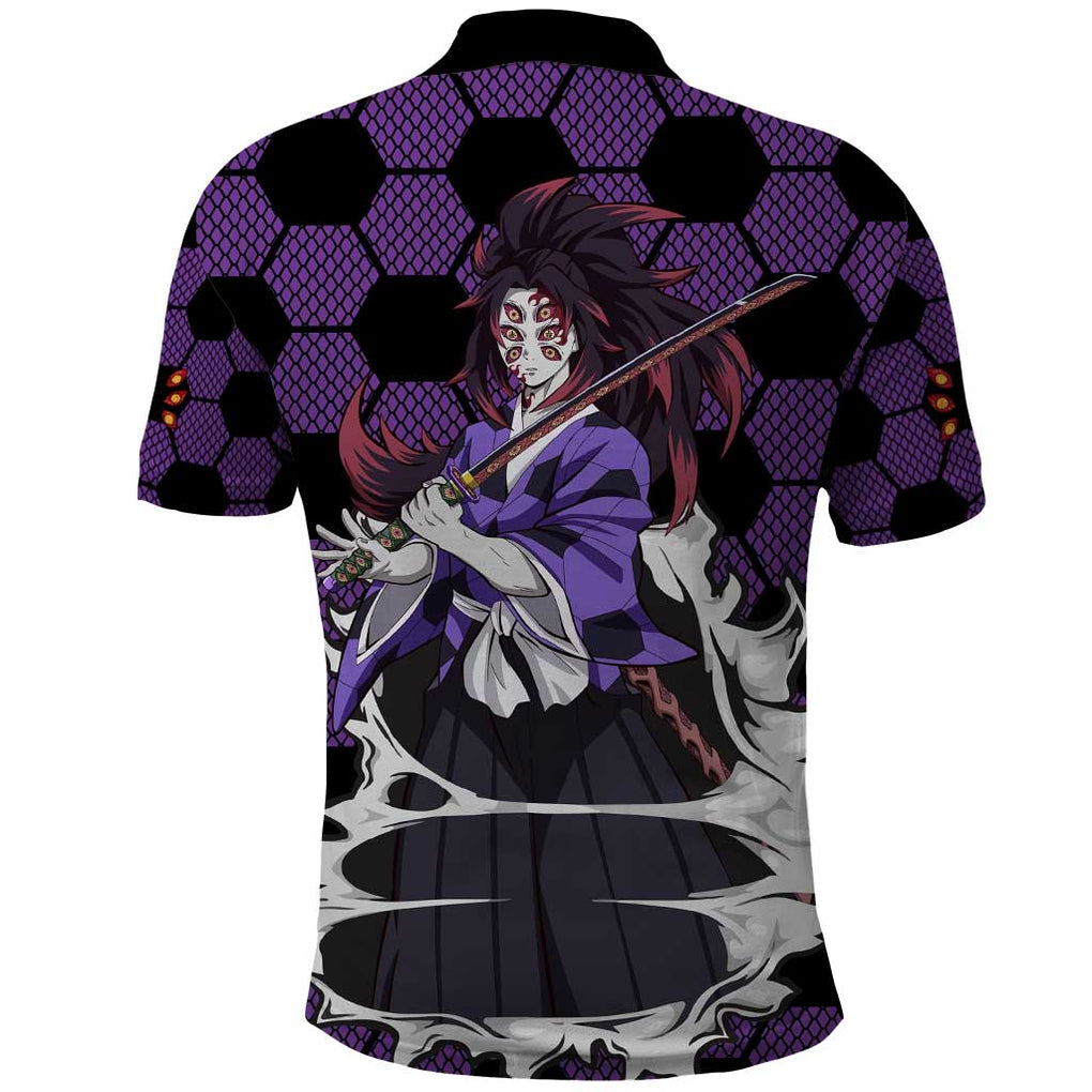 Kokushibo Mix Uniform - Demon Slayer Polo Shirt Anime Style