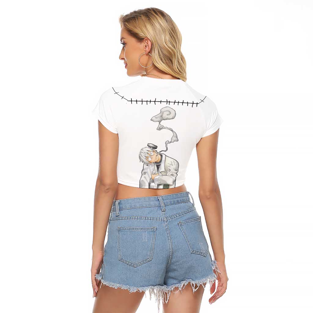 Franken Stein - Soul Eater Raglan Cropped T Shirt Anime Style
