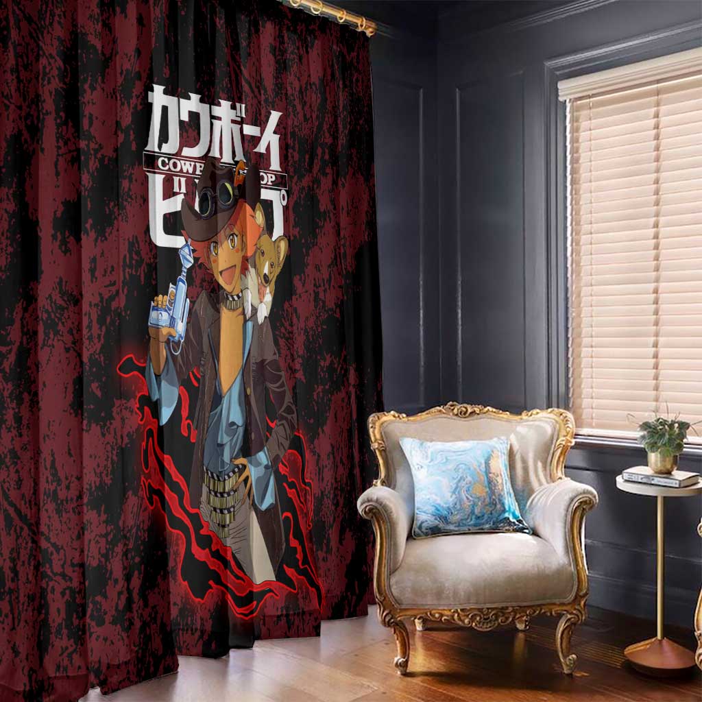 Edward Wong - Cowboy Bebop Window Curtain Anime Style