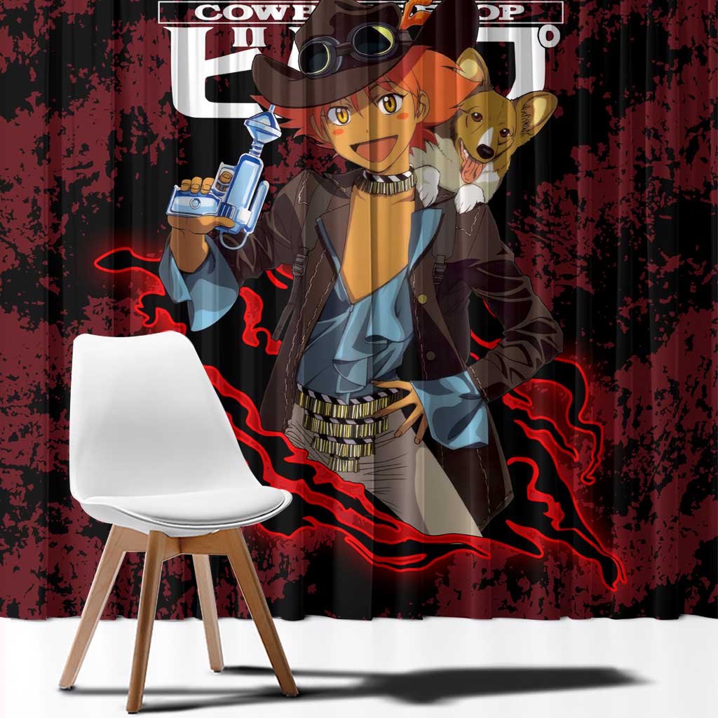 Edward Wong - Cowboy Bebop Window Curtain Anime Style