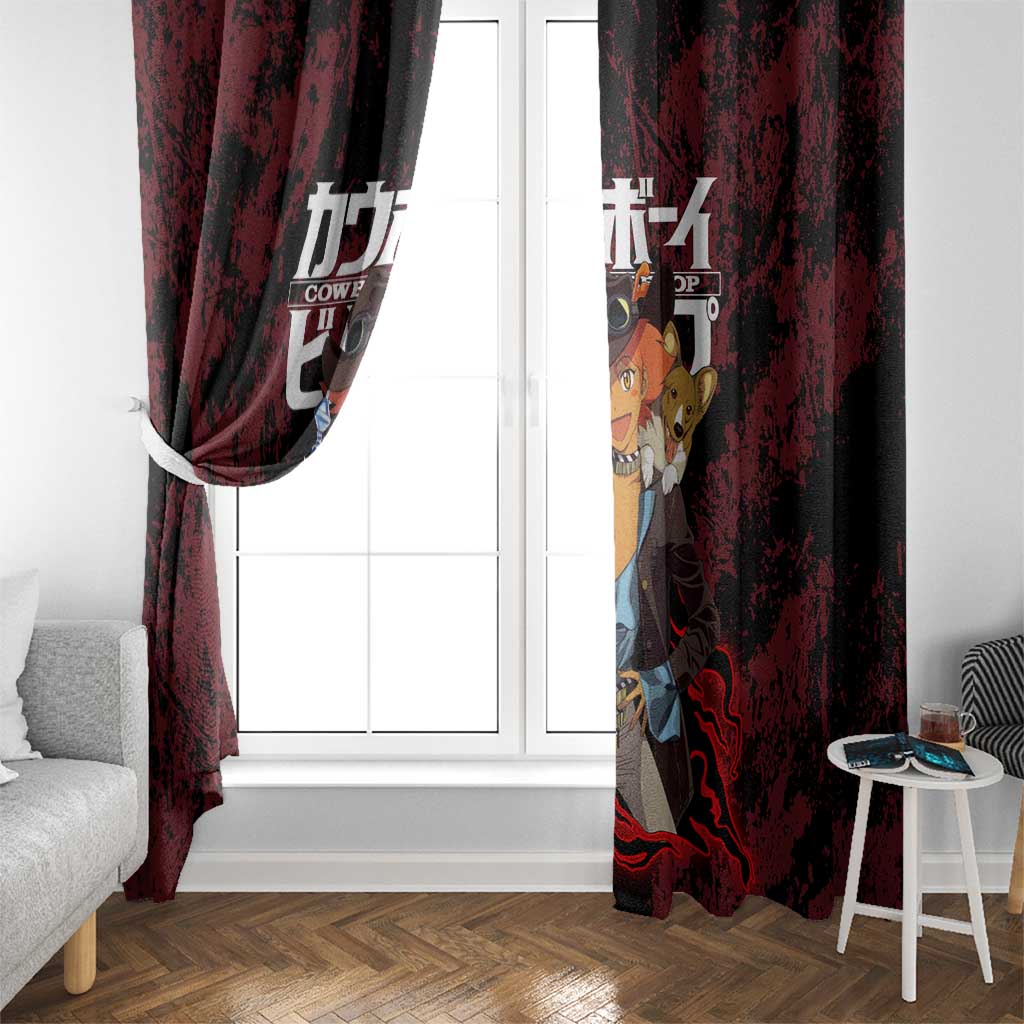 Edward Wong - Cowboy Bebop Window Curtain Anime Style