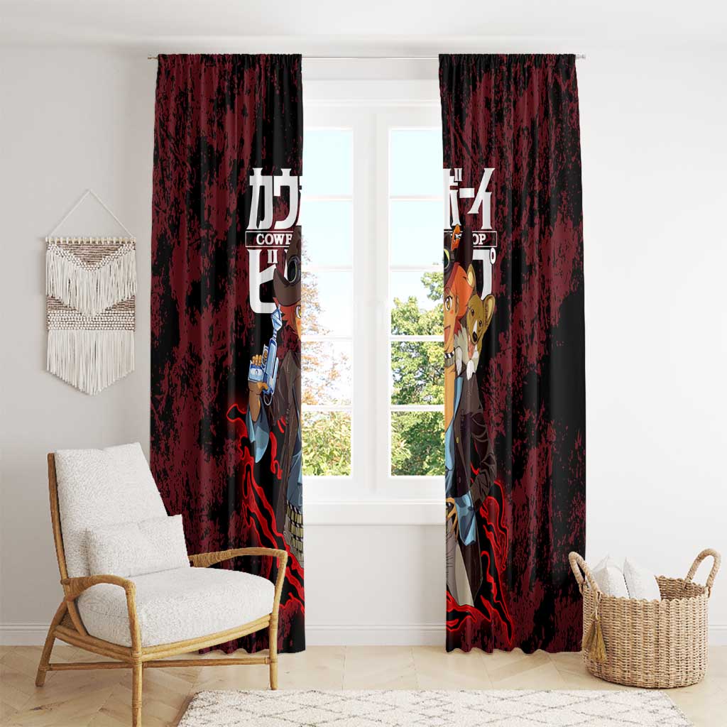 Edward Wong - Cowboy Bebop Window Curtain Anime Style