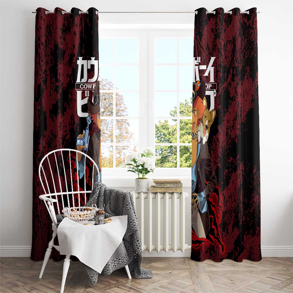 Edward Wong - Cowboy Bebop Window Curtain Anime Style