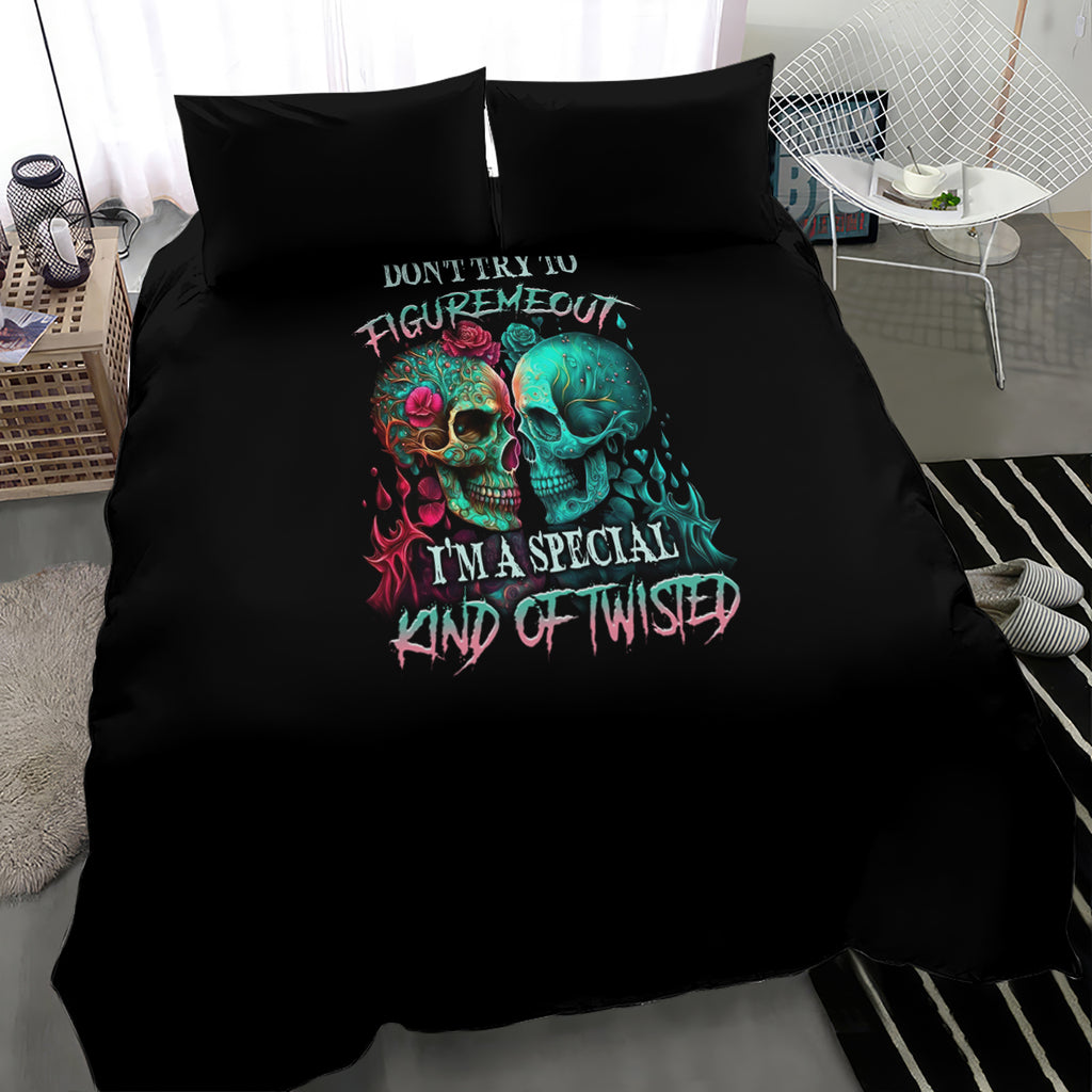 dont-try-to-figure-me-out-skull-bedding-set
