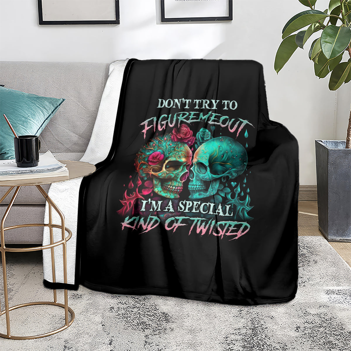 dont-try-to-figure-me-out-skull-blanket
