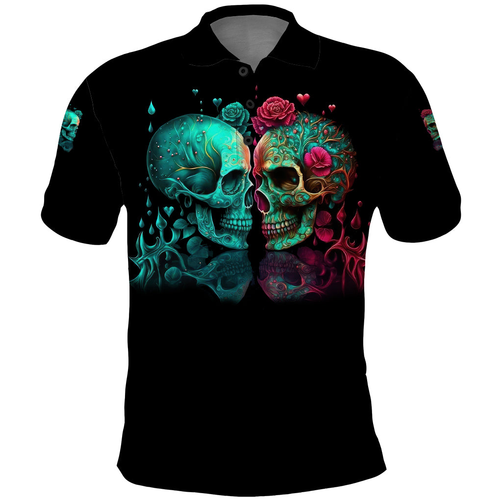 dont-try-to-figure-me-out-skull-polo-shirt