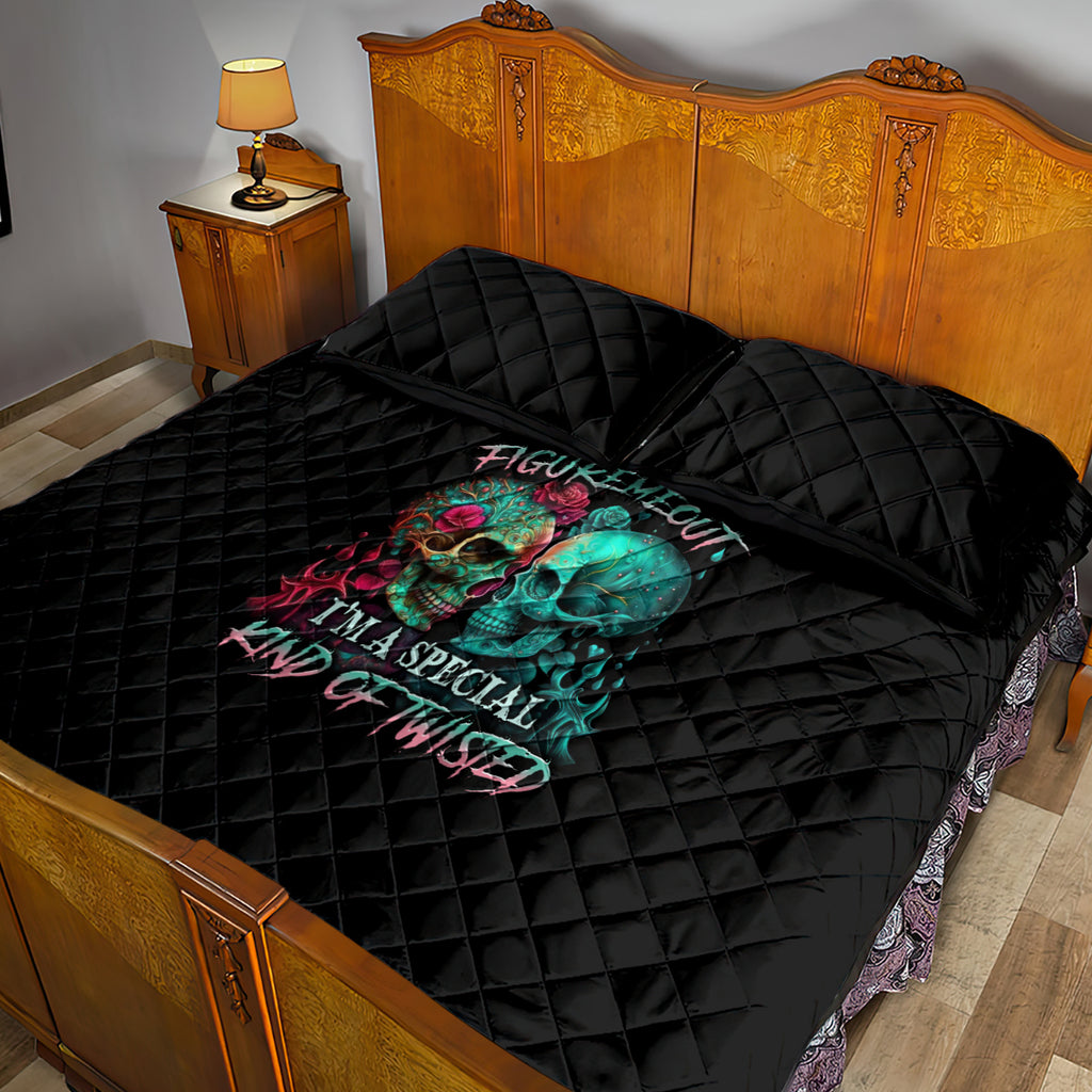 dont-try-to-figure-me-out-skull-quilt-bed-set