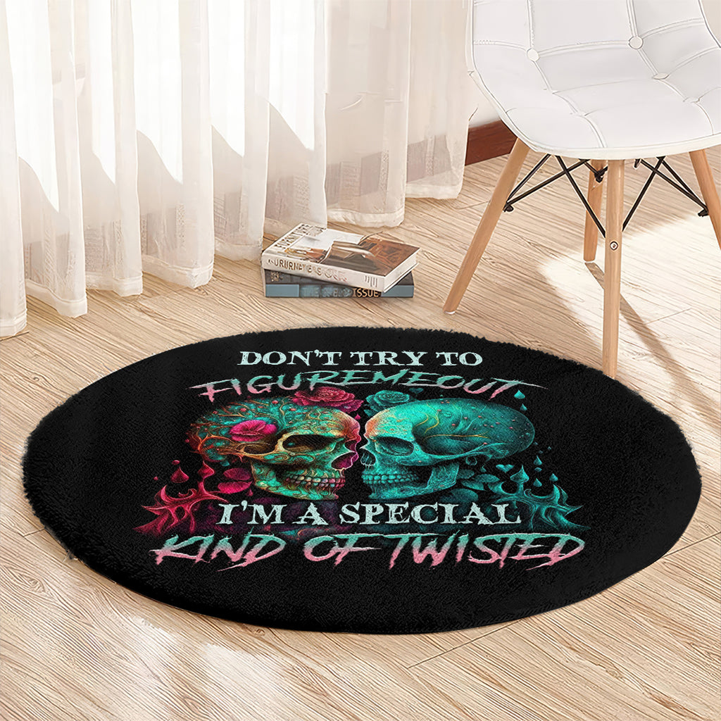 dont-try-to-figure-me-out-skull-round-carpet