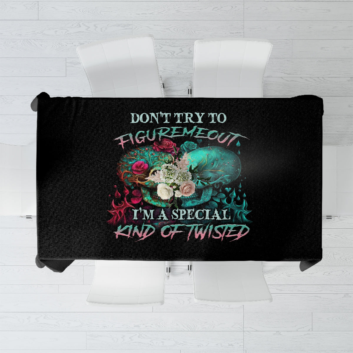 dont-try-to-figure-me-out-skull-tablecloth