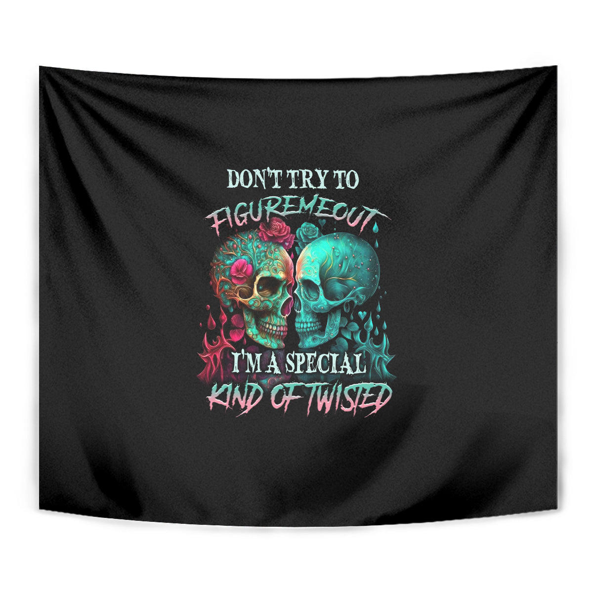 dont-try-to-figure-me-out-skull-tapestry
