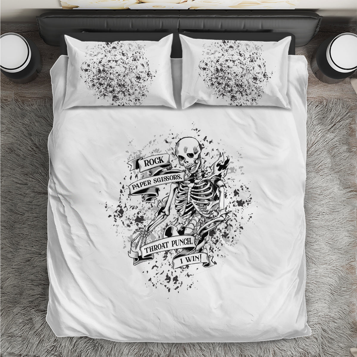 rock-paper-sgissors-throat-pungh-i-win-bedding-set
