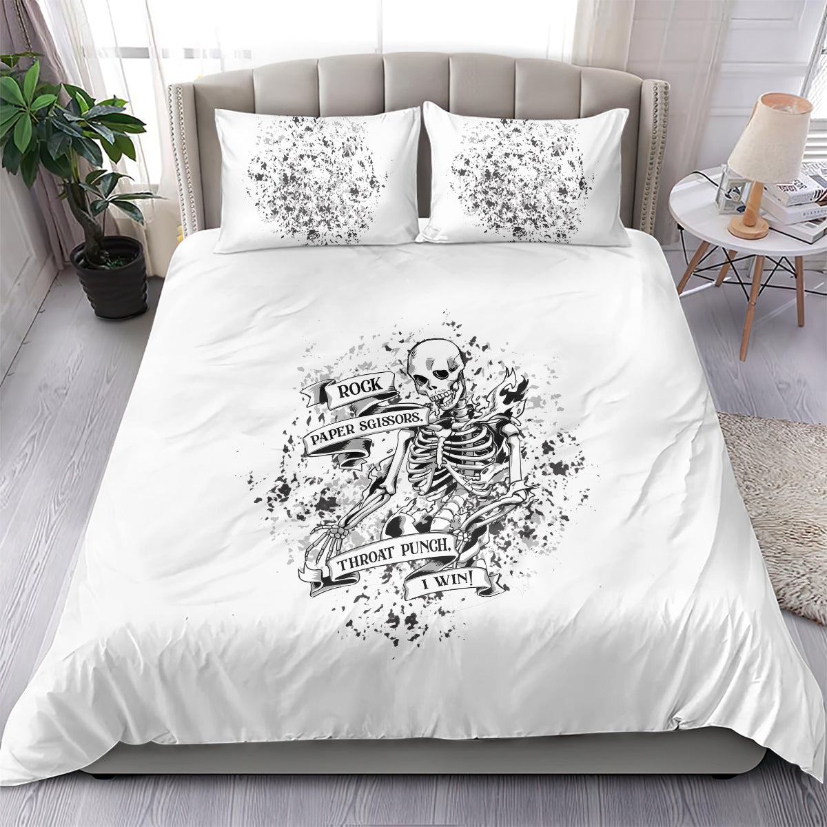 rock-paper-sgissors-throat-pungh-i-win-bedding-set