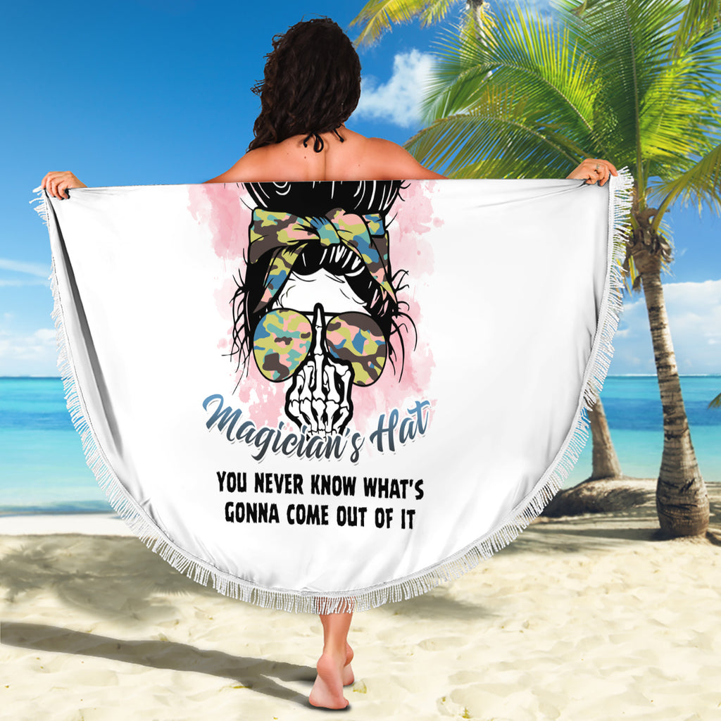 warning-my-mouth-messy-bun-beach-blanket