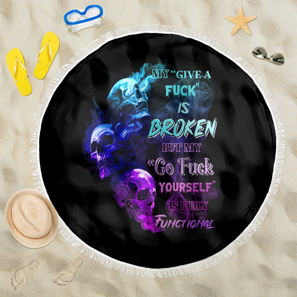 my-give-a-f-is-broken-all-beach-blanket