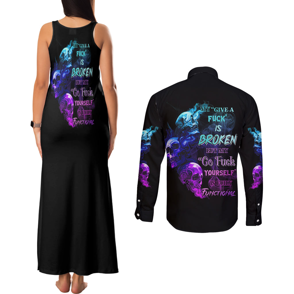 my-give-a-f-is-broken-all-couples-matching-tank-maxi-dress-and-long-sleeve-button-shirt