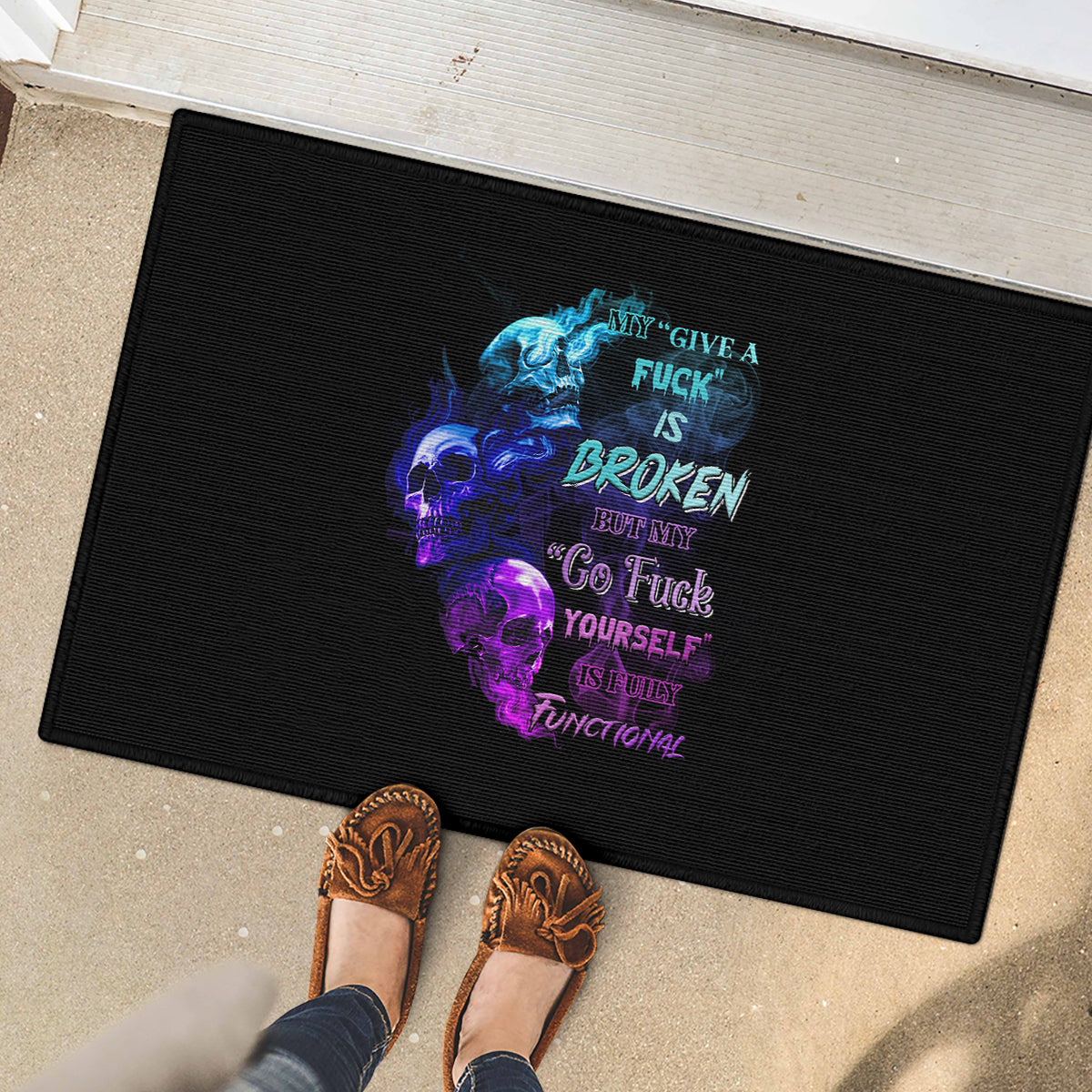 my-give-a-f-is-broken-all-rubber-doormat