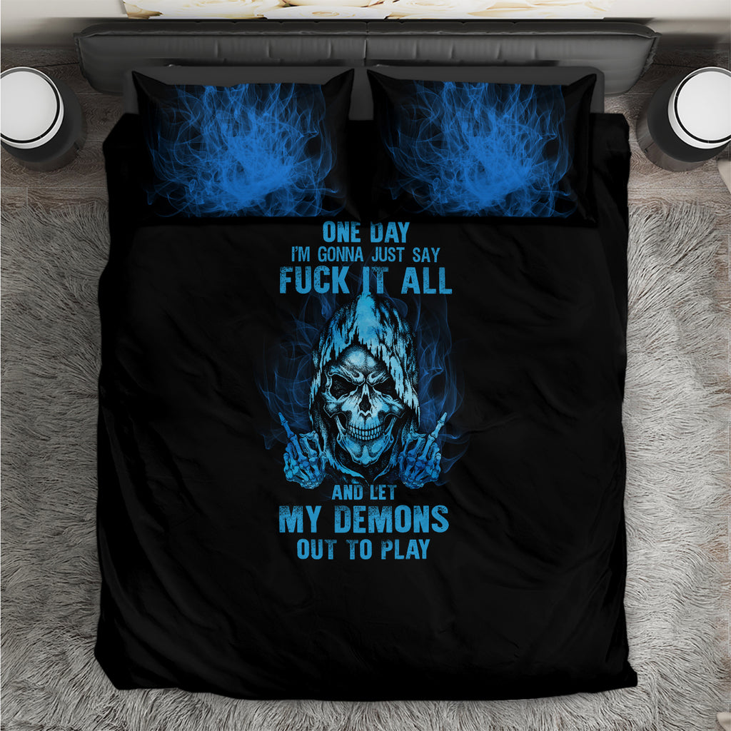 my-demons-out-to-play-skull-bedding-set