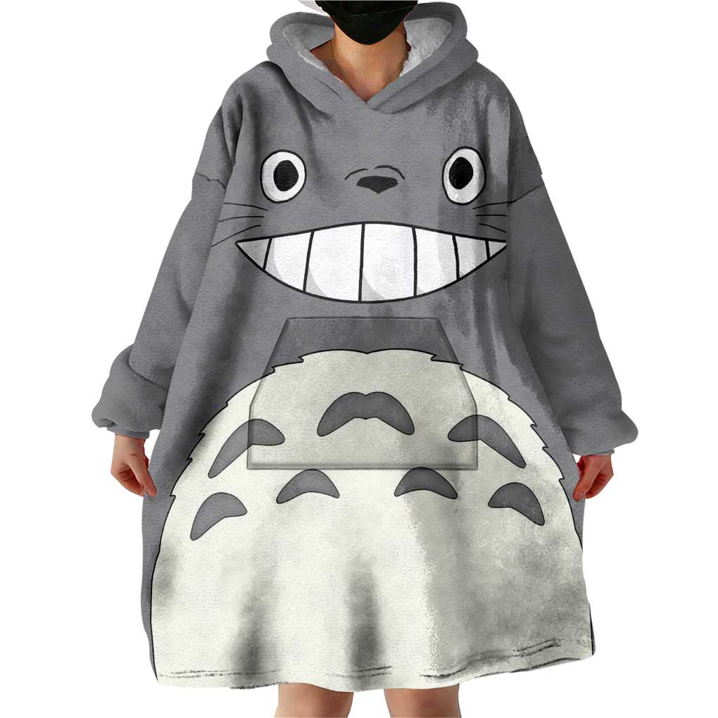 Totoro - My Neighbor Totoro Wearable Blanket Hoodie Anime Style