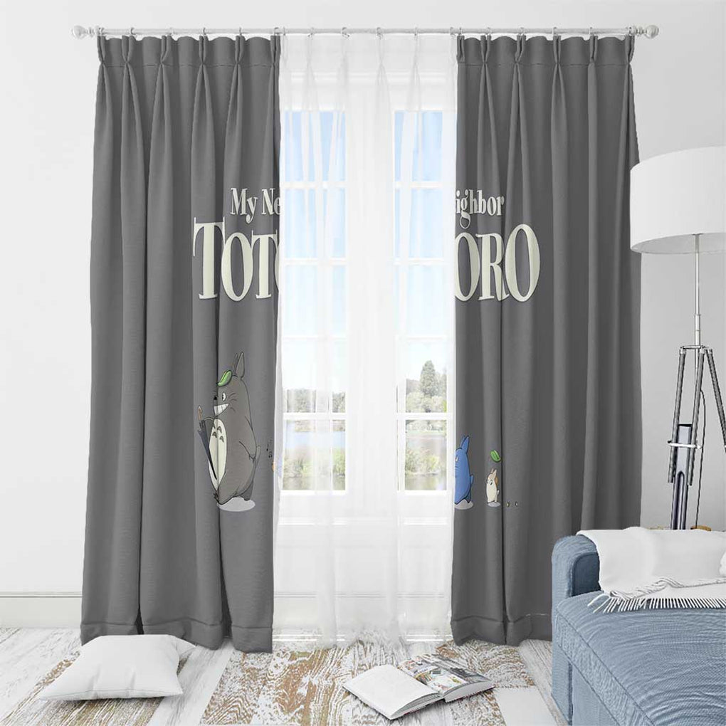 Totoro - My Neighbor Totoro Window Curtain Anime Style
