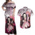 Nezuko - Demon Slayer Couples Matching Off Shoulder Maxi Dress and Hawaiian Shirt Anime Style