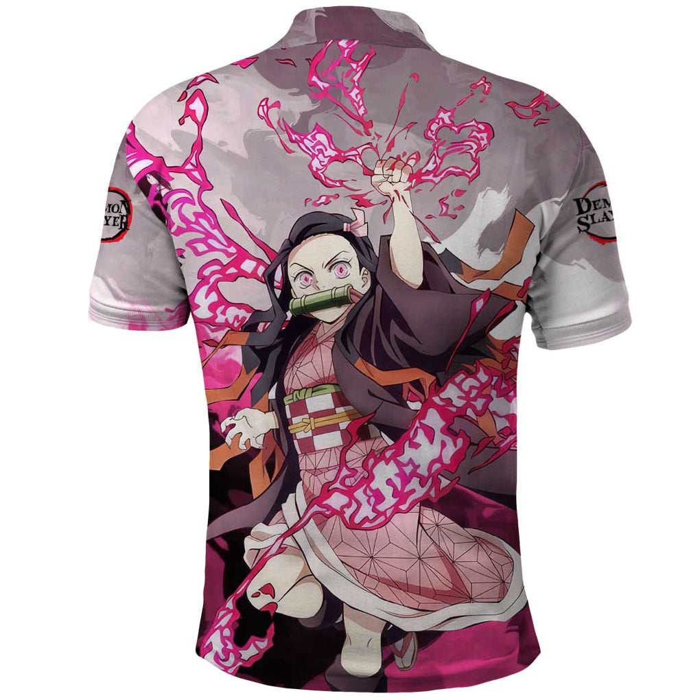 Nezuko - Demon Slayer Polo Shirt Anime Style