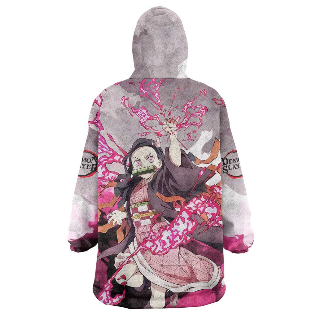 Nezuko - Demon Slayer Wearable Blanket Hoodie Anime Style