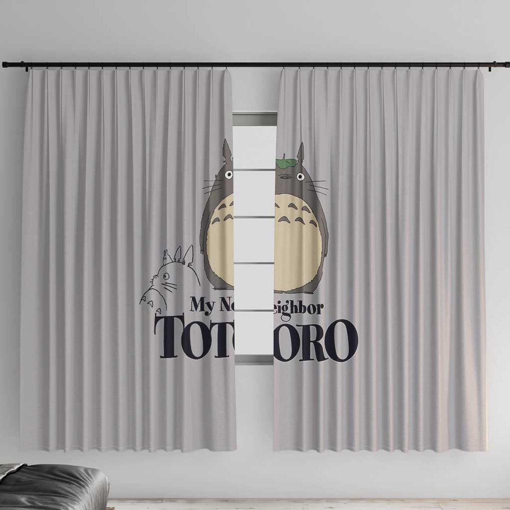 Totoro My Neighbor Totoro Window Curtain Ghibli Anime Style