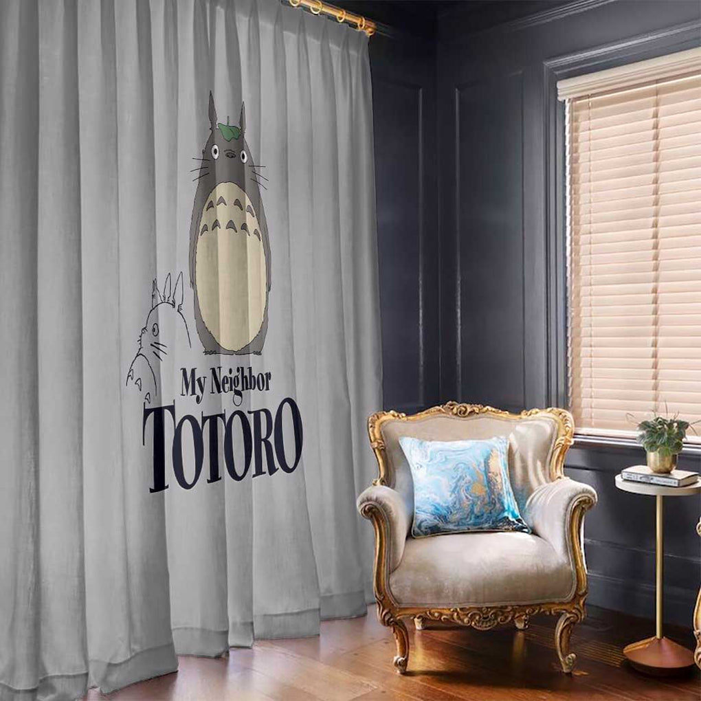 Totoro My Neighbor Totoro Window Curtain Ghibli Anime Style