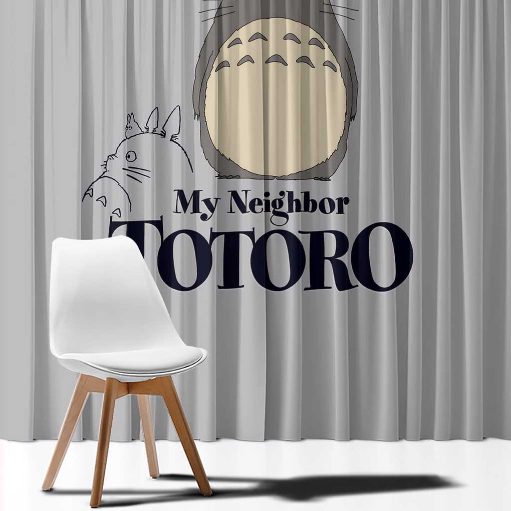 Totoro My Neighbor Totoro Window Curtain Ghibli Anime Style