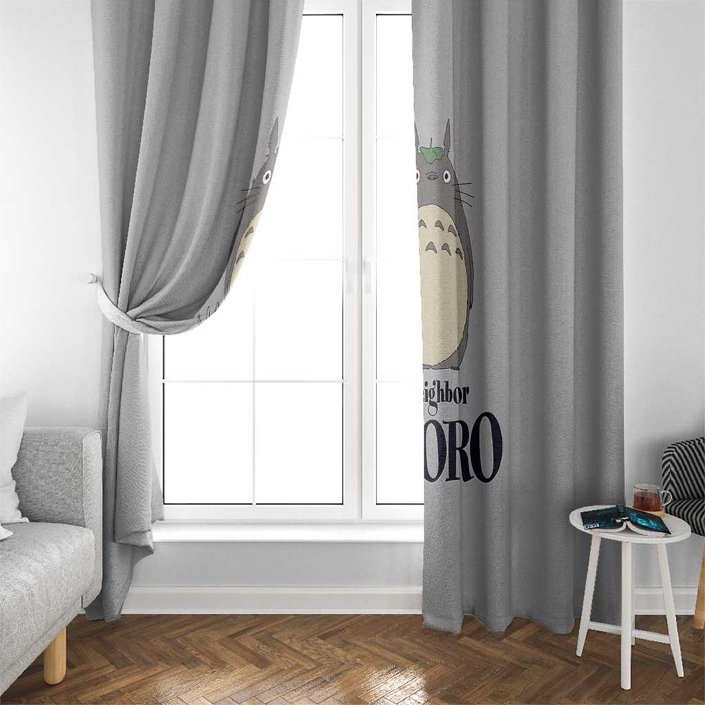 Totoro My Neighbor Totoro Window Curtain Ghibli Anime Style